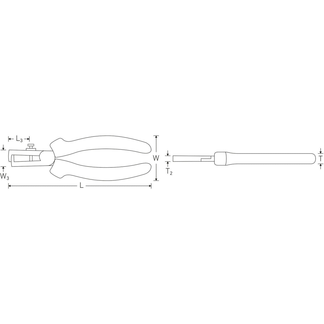 Stahlwille 67804160 VDE wire cutter