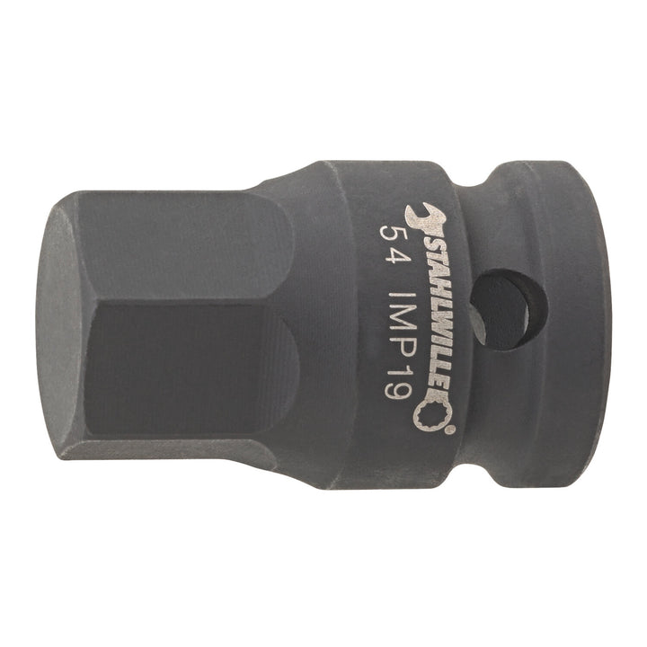 Stahlwille 23050012 54IMP 1/2" Hex Impact Socket, 12 mm