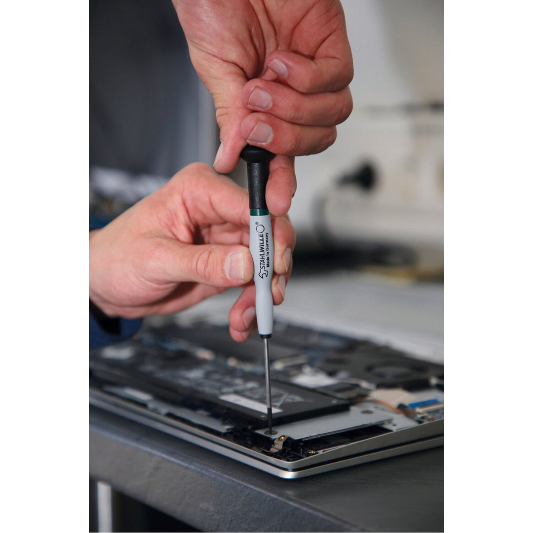 Stahlwille 47513006 4751 Size 6 Precision Slotted Screwdriver, 0.4 x 2.0 mm