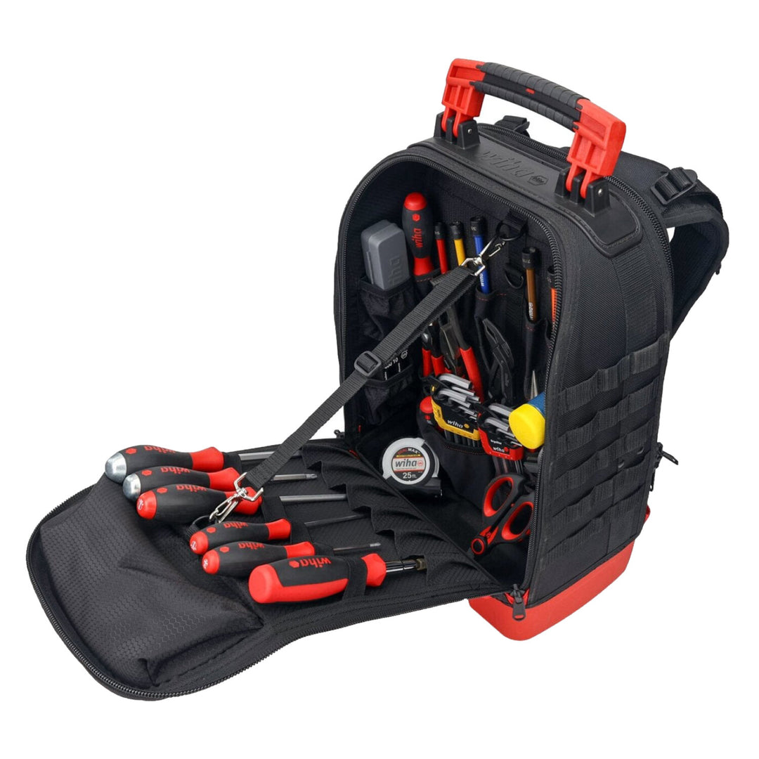 Wiha Tools 91873 Industrial MRO Tool Kit in Heavy Duty Backpack, 80 Pc.