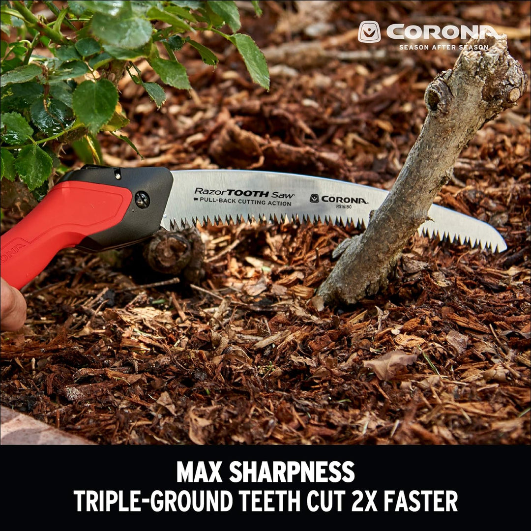 Corona RS16150 RazorTOOTH Saw Folding Pruning Saw, 10 in. Blade
