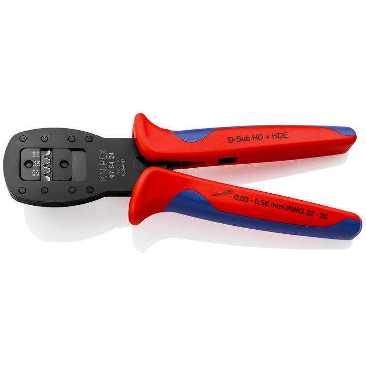 Knipex 97 54 24 7 1/4" Crimping Pliers for Micro Plugs