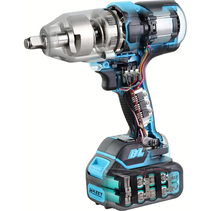 Hazet 9212-3LB/4 1/2 inch (12.5 mm) square ∙ solid Cordless impact wrench ∙ 700 Nm