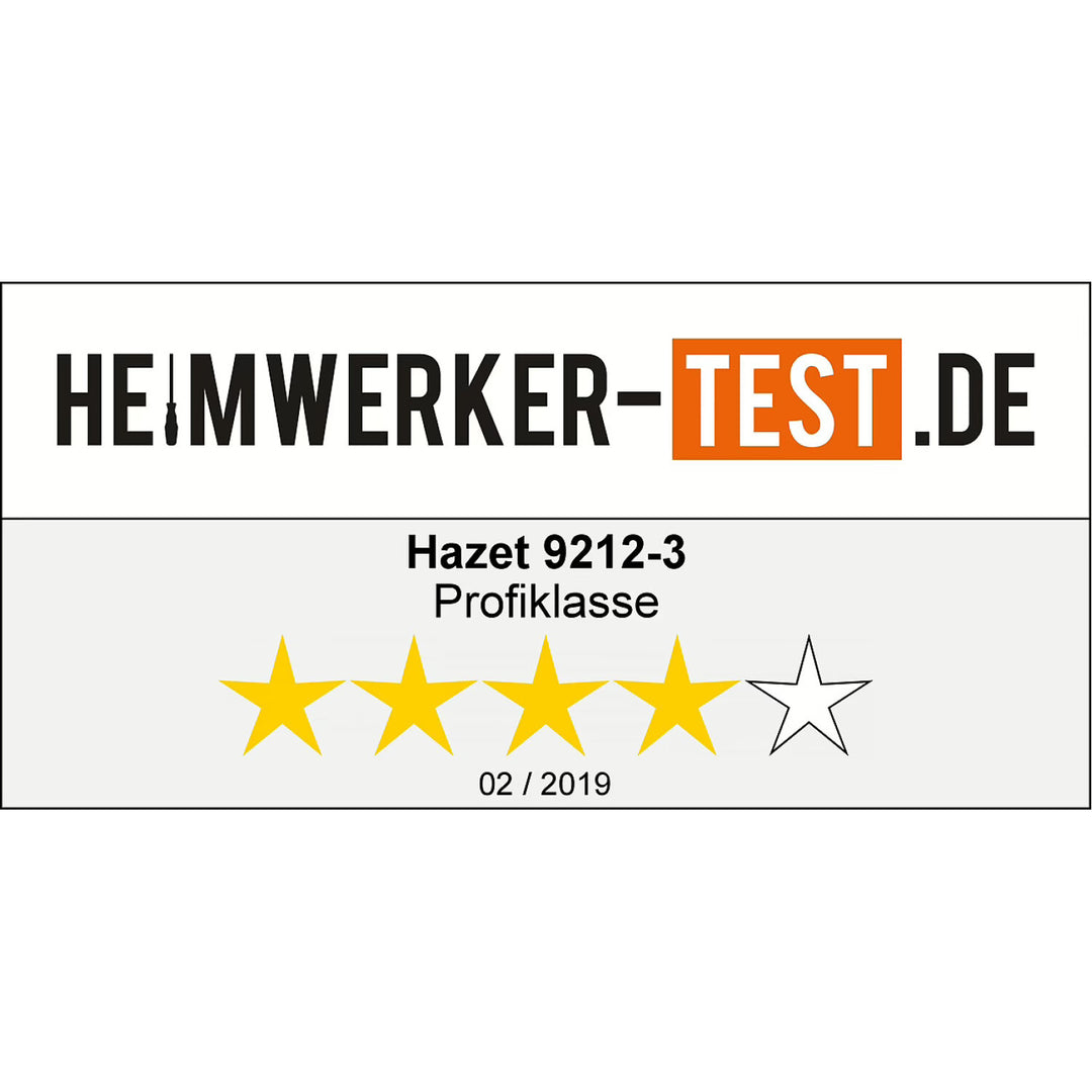 Hazet 9212-3LB/4 1/2 inch (12.5 mm) square ∙ solid Cordless impact wrench ∙ 700 Nm