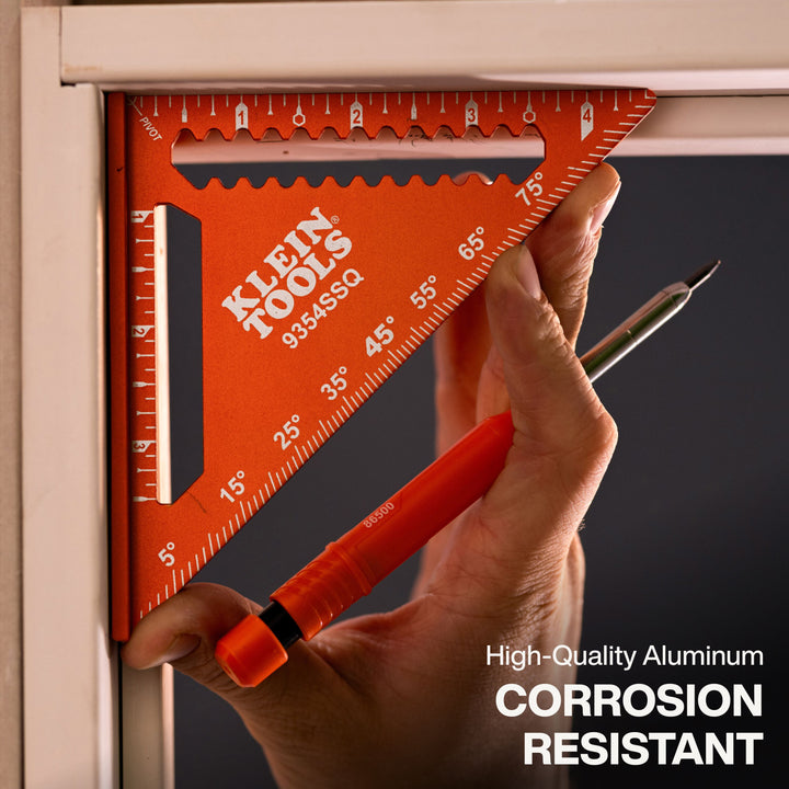 Klein Tools 9354SSQ Trim Square, 4-1/2"