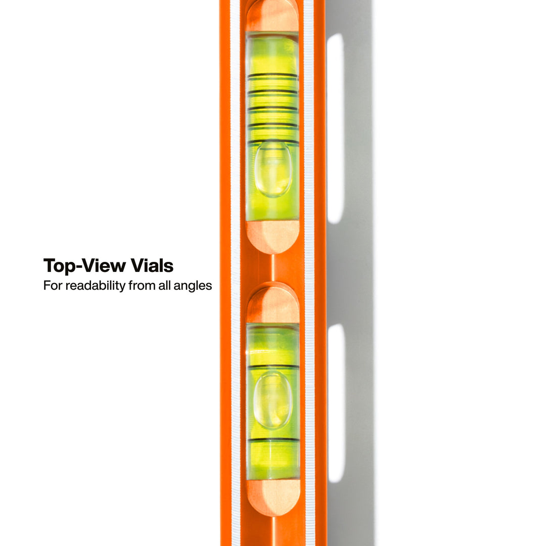 Klein Tools 935RBP Magnetic Pitch Vial Torpedo Level, 4 Vial, 8-Inch