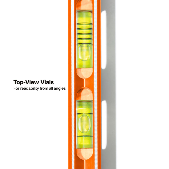 Klein Tools 935RBP Magnetic Pitch Vial Torpedo Level, 4 Vial, 8-Inch