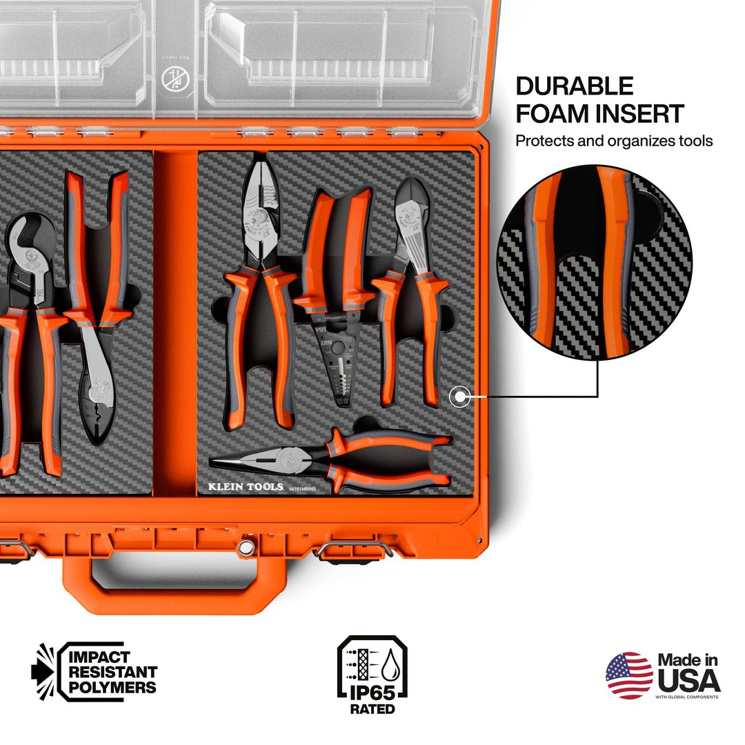 Klein Tools 94161MBINS MODbox Insulated Tool Kit, 9 Pc.