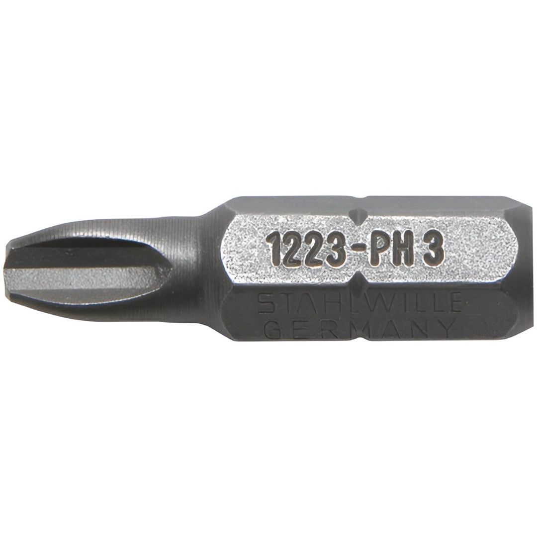 Stahlwille 08030001 1231 #1 x 32mm Phillips Insert Bit - 5/16" Hex