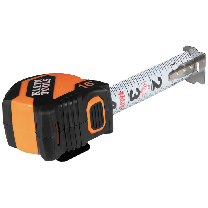 Klein Tools 9516 Tape Measure, 16-Foot Compact, Double-Hook