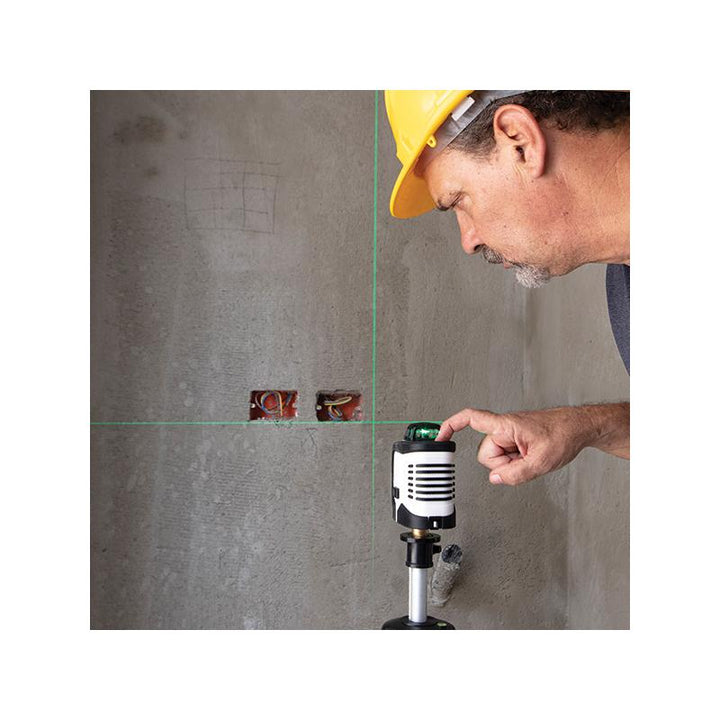 Kapro 962G Prolaser Green - 3 Beam Self Leveling Cross Line 360 Laser with Plumb Dots