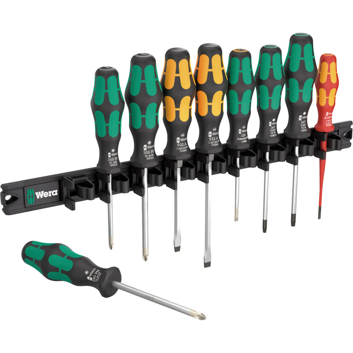Wera 9650 Magnetic rail Kraftform screwdriver set