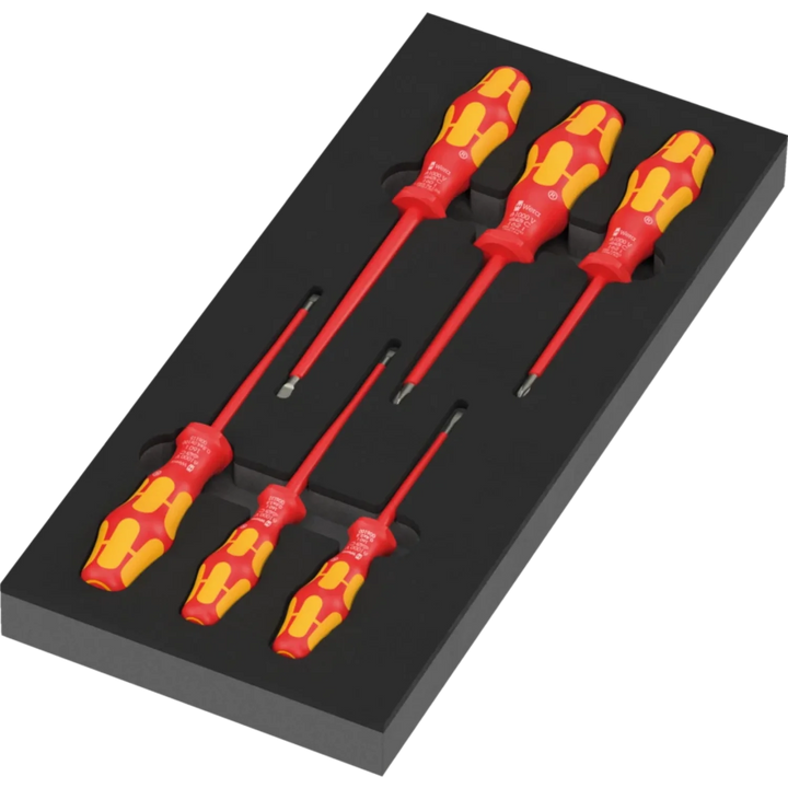Wera 05150133001 97110 Foam insert Kraftform series 100 VDE screwdriver set 1 - 7 Pieces