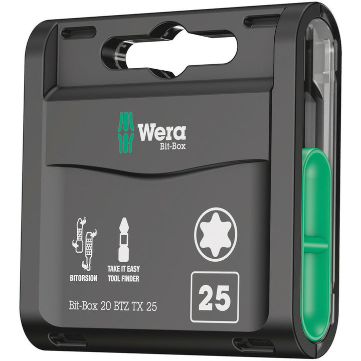 Wera Bit-Box 20 BTZ TX, TX 20 x 25 mm, 20 pieces