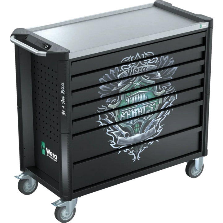 Wera 05501881001 9801 Tool Rebel roller cabinet Stainless XXL, without tools