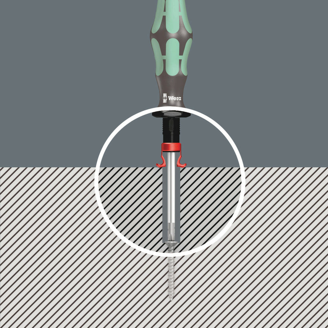 Wera 1441 SB Screw gripper attachment for screwdriver blades, long bits and L-keys, with holding function for screws, 4.5-6 x 41 mm