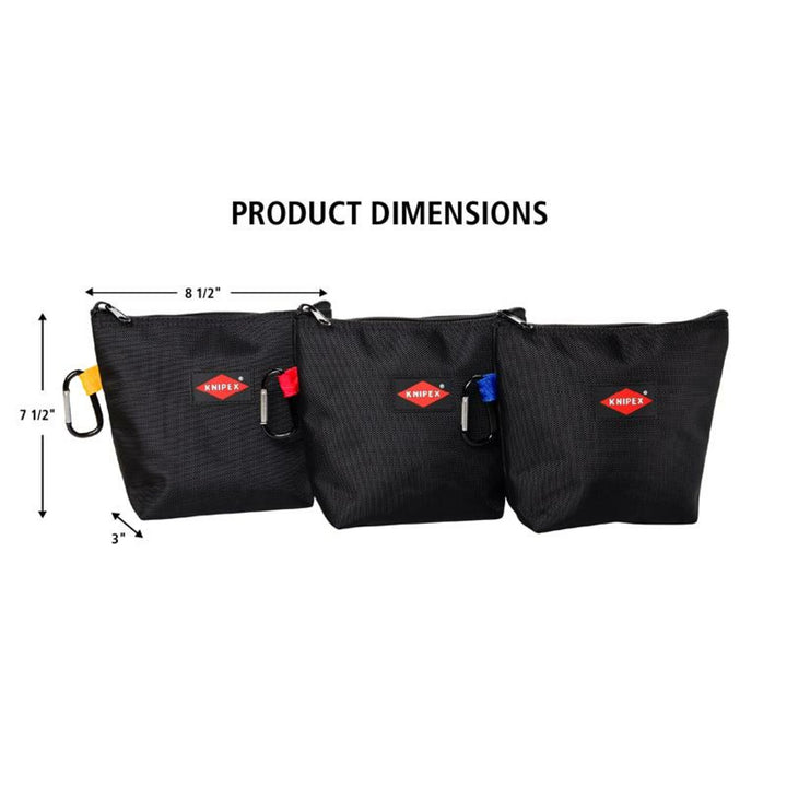 Knipex 9K 00 80 178 US Stand-Up Tool Bag 3-Pack, Empty