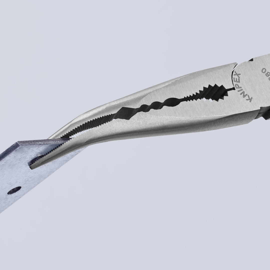 Knipex 28 81 280 11" Extra Long Needle-Nose 45° Angled Pliers