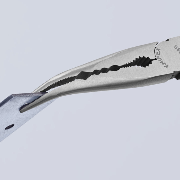 Knipex 28 81 280 11" Extra Long Needle-Nose 45° Angled Pliers