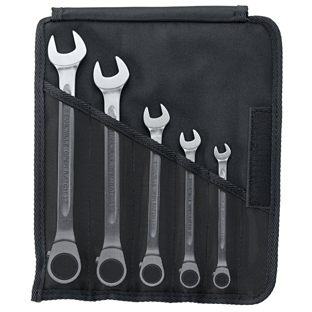 Stahlwille 96411705 17/5 Combination ratcheting Spanner Set