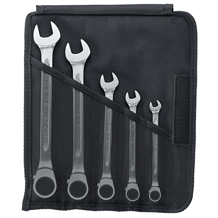 Stahlwille 96411705 17/5 Combination ratcheting Spanner Set