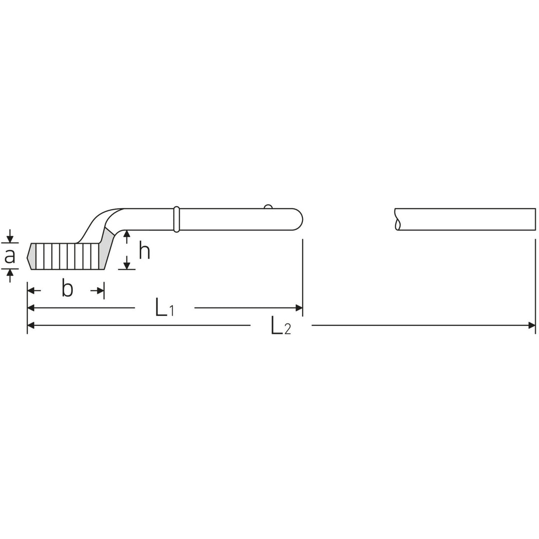 Stahlwille 42020075 5 Heavy duty ring Spanner, 75 mm