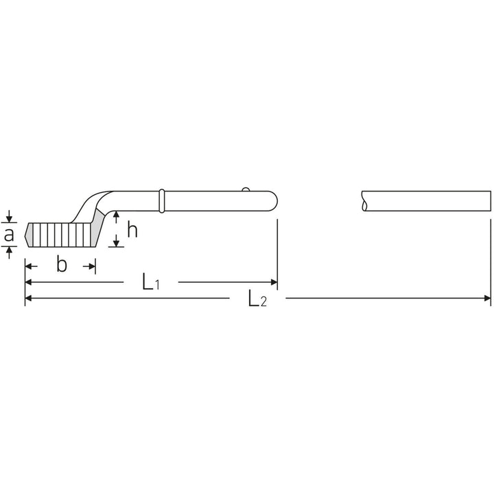 Stahlwille 42020070 5 Heavy duty ring Spanner, 70 mm