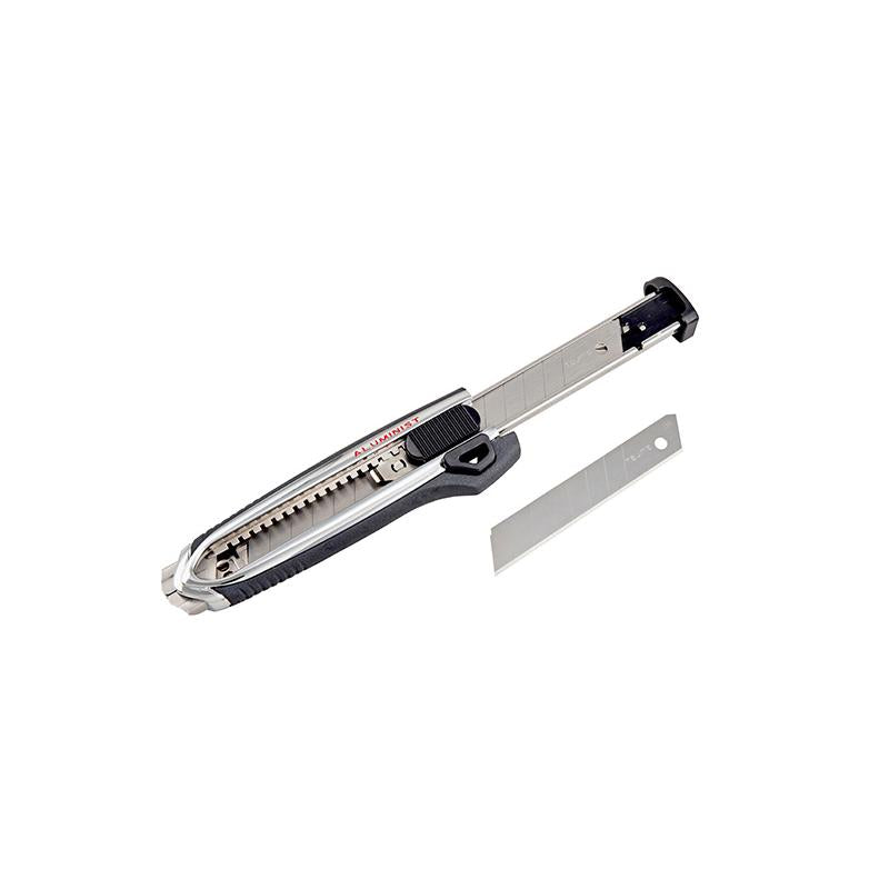 Tajima Tools ACM-500C [L] Aluminist Magazine, Auto Lock Blade Lock, 3 x Endura-Blade, Chrome