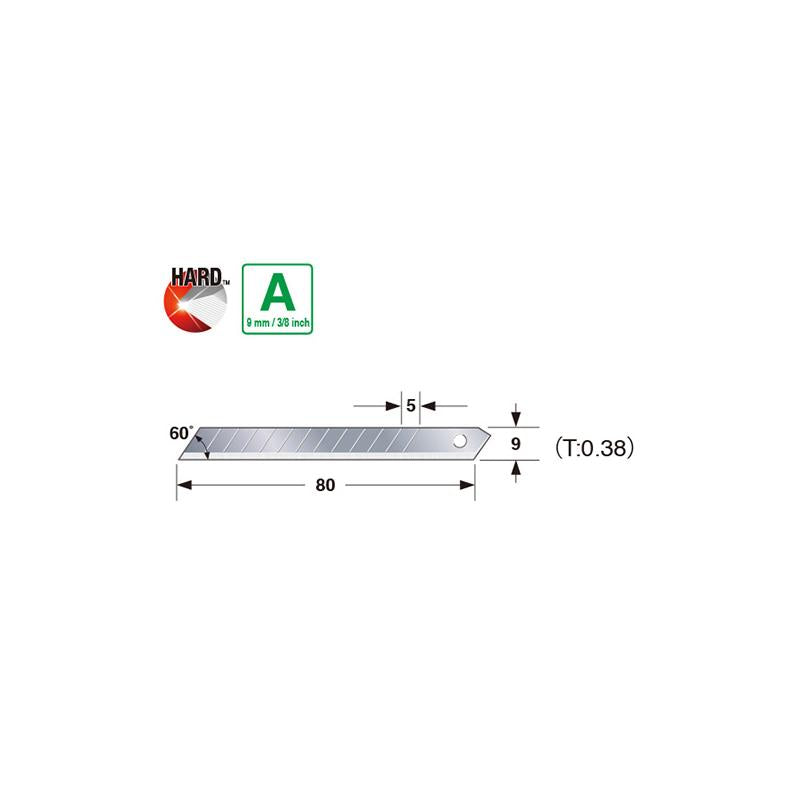 Tajima Tool LCB-30 Endura Blade, 13-Point, 10-Blade Safety Dispenser