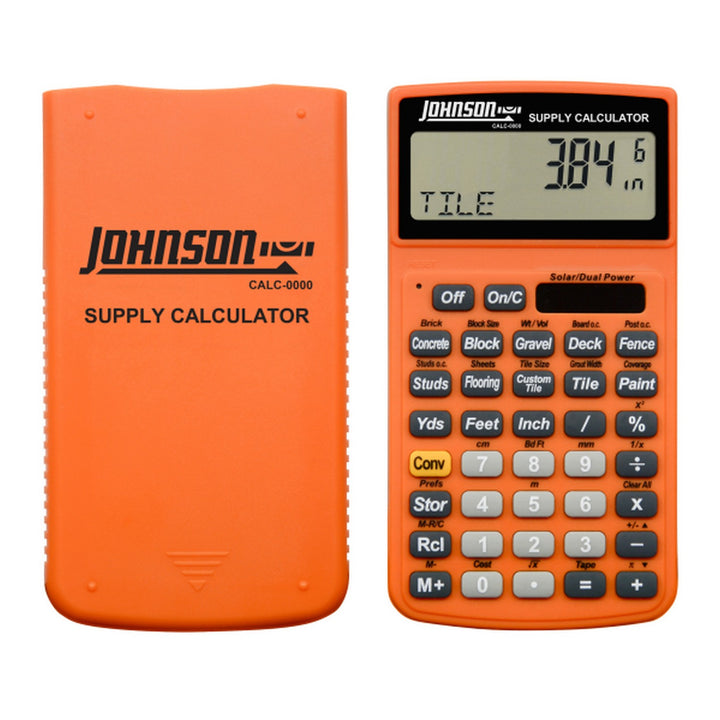 Johnson CALC-0000 Material Estimator Calculator