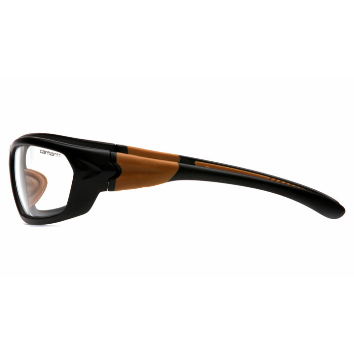 Carhartt CHB210DT Carbondale Clear Anti-Fog Lens with Black/Tan Frame