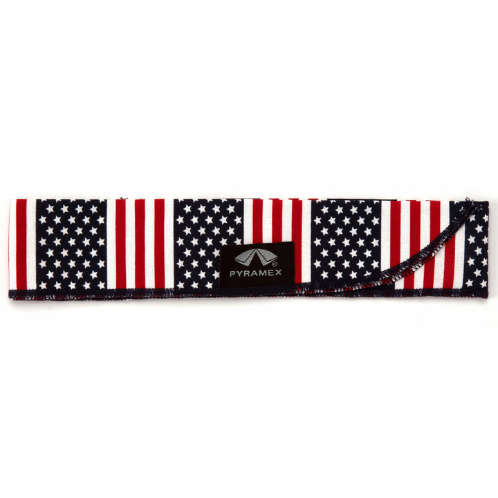 Pyramex CNB12PKFLG Beaded Cooling Bandana - American Flag