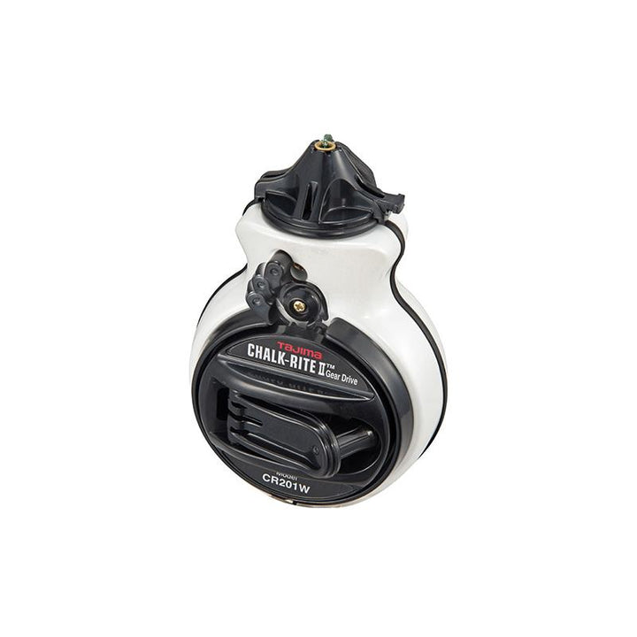 Tajima Tool CR201W-P White Chalk Rite II 1 mm Snap Line Black Dye