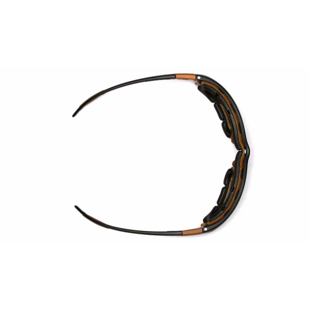 Carhartt CHB418DTP Sandstone Bronze Anti-Fog Lens with Black/Tan Frame