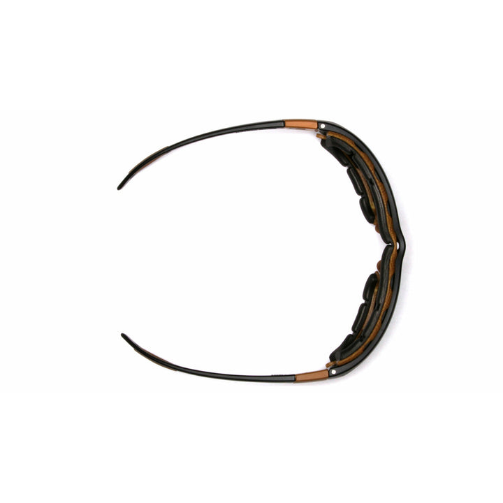 Carhartt CHB418DTP Sandstone Bronze Anti-Fog Lens with Black/Tan Frame