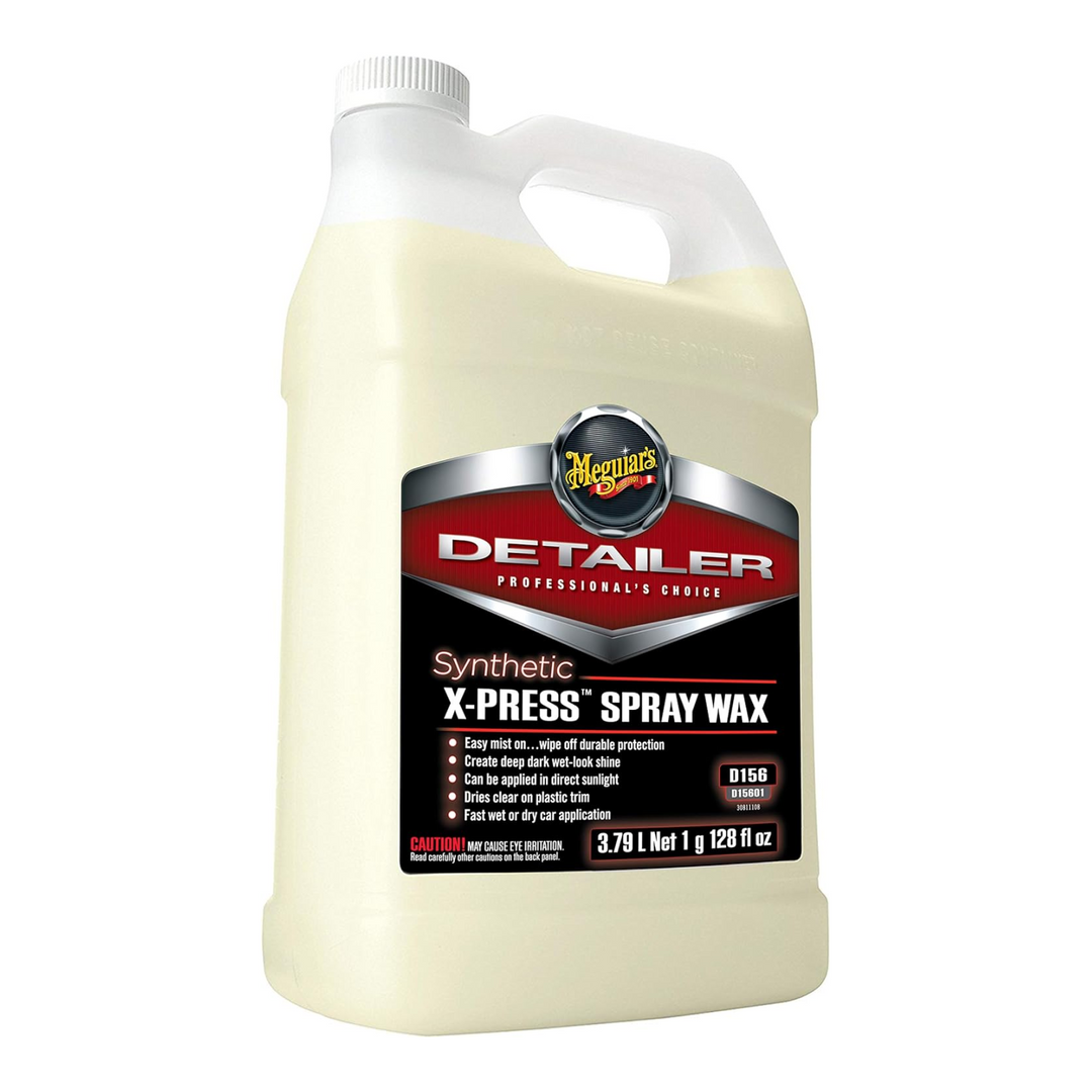 Meguiar's D15601 Synthetic Liquid X-Press Spray Wax, 1 Gallon