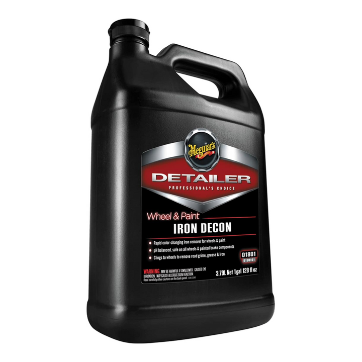 Meguiar's D180101 Pro-Strength DECON Wheel & Paint Iron Remover, 1 Gallon