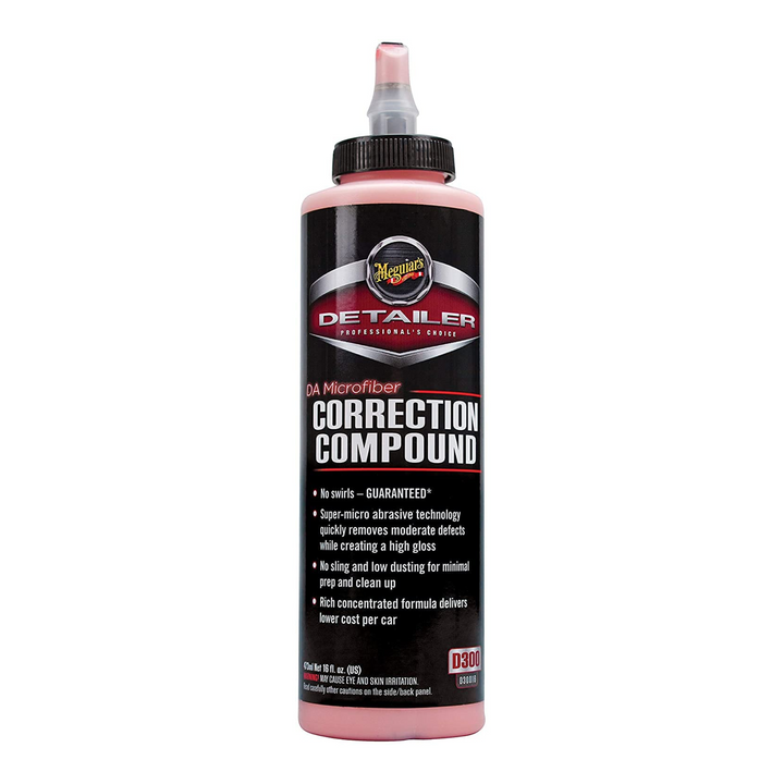 Meguiar's D30016 Liquid DA Microfiber Correction Compound, 16 oz