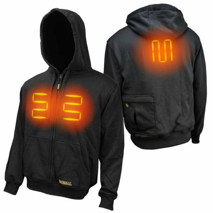 DEWALT DCHJ067 Men's Heated Hoodie Sweatshirt without Battery - BlacK
