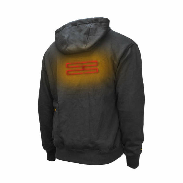 DEWALT Men's Heated Hoodie Sweatshirt with Battery - Black