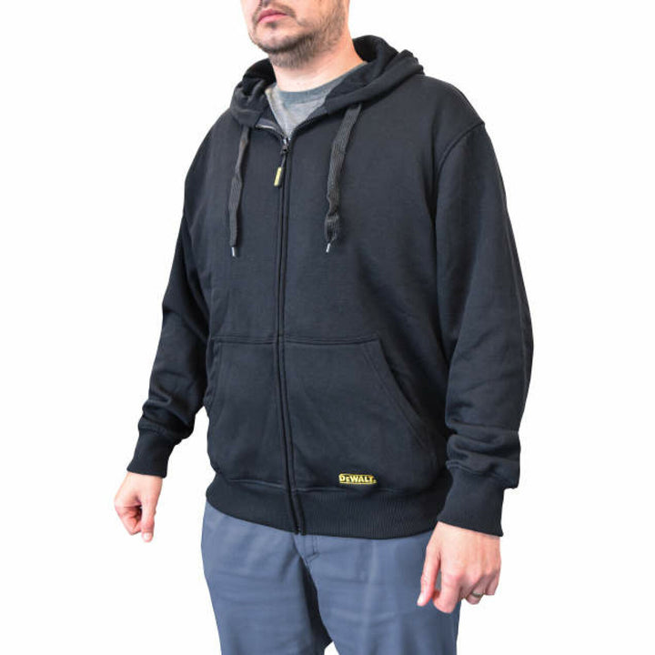 DEWALT Men's Heated Hoodie Sweatshirt with Battery - Black