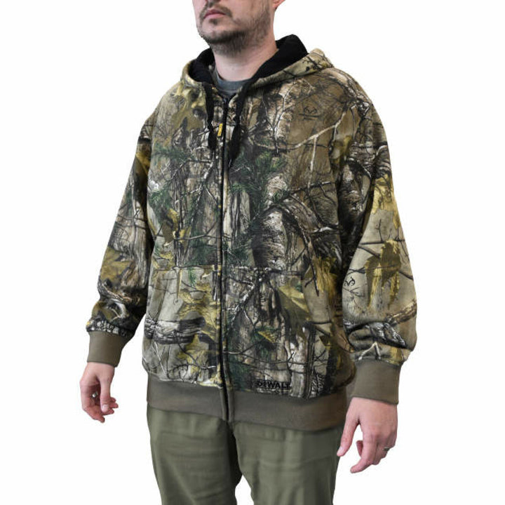 DEWALT DCHJ074 Men's Heated REALTREE EDGE Camouflage Heated Hoodie Kit - Camo