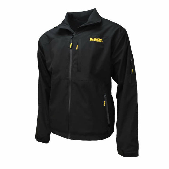 DEWALT DCHJ090B Men's Heated Structured Soft Shell Jacket Kit - Black