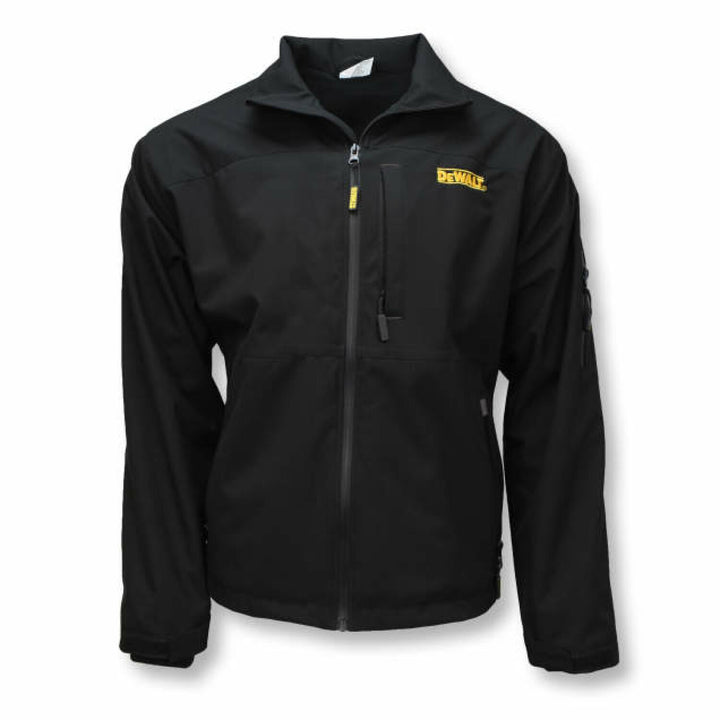 DEWALT DCHJ090B Men's Heated Structured Soft Shell Jacket Kit - Black