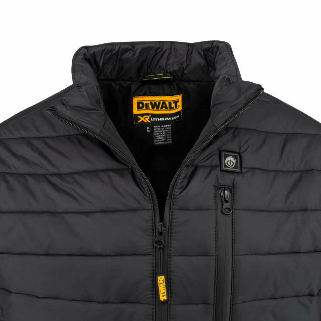 DEWALT DCHJ093 Men's Heated Puffer Jacket Kit - Black