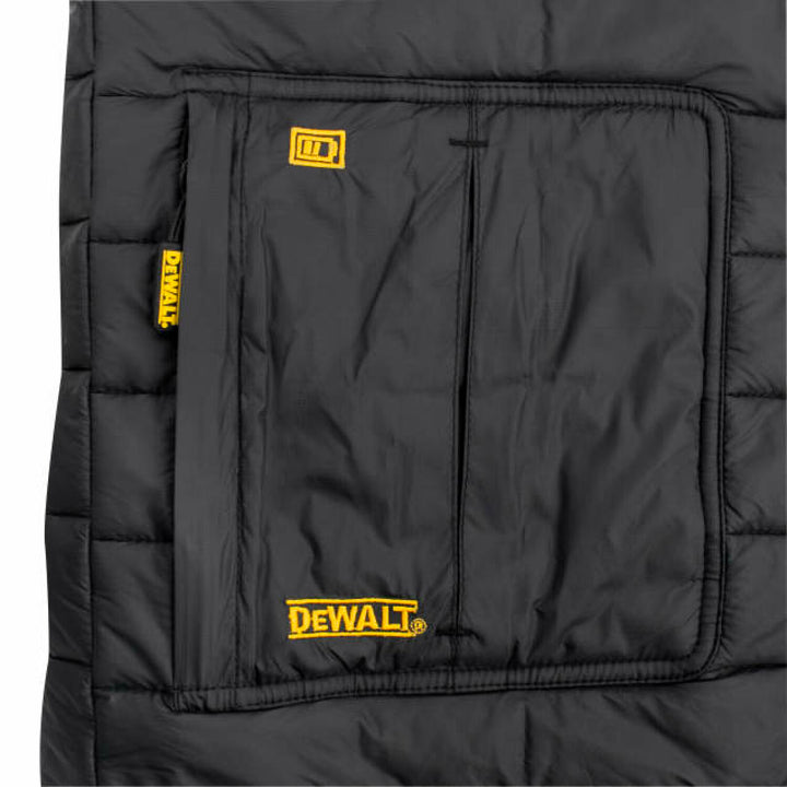 DEWALT DCHJ093 Men's Heated Puffer Jacket Kit - Black