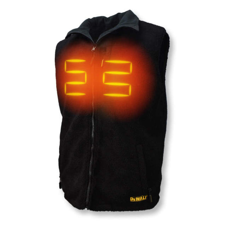 DEWALT DCHV086B Men's Heated Reversible Vest Kit - Black