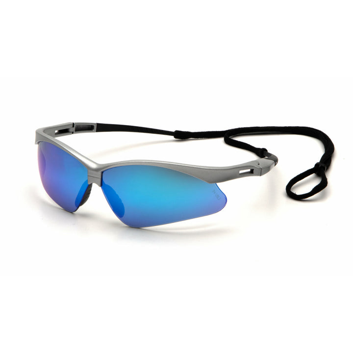 Pyramex SS6365SP Ice Blue Mirror Lens with Silver Frame