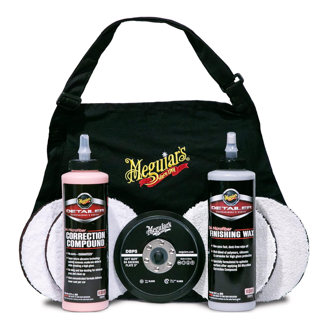 Meguiar's DMCKIT5 DA Microfiber Complete Paint Correction System, 5" Starter Kit
