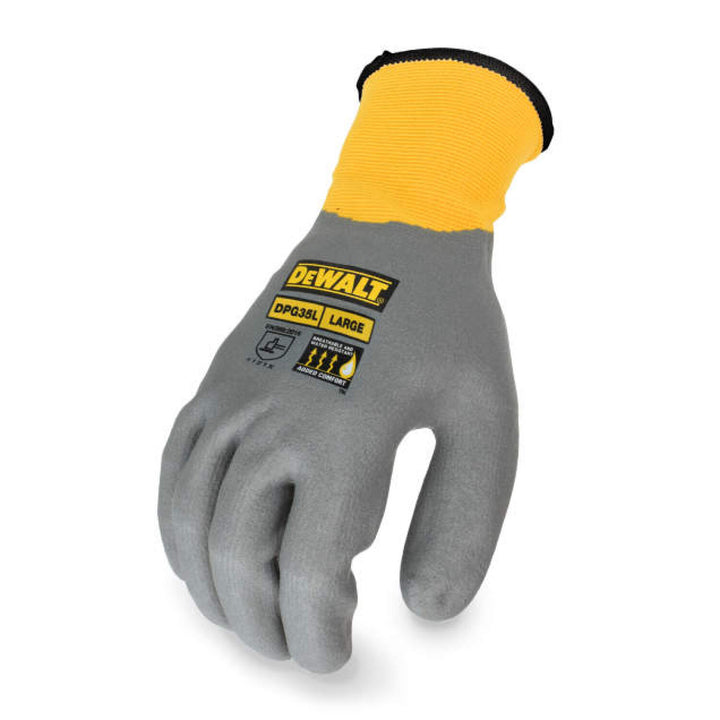 DEWALT DPG35 Full Dip Water Resistant Breathable Work Glove